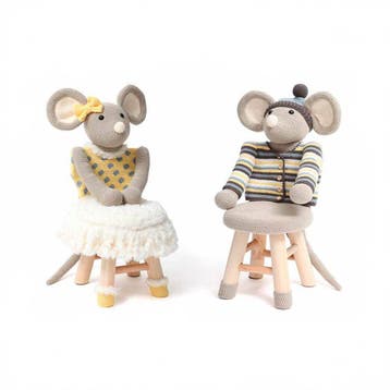 Muis Micky en Minnie uit Peuterstoel Haken - Haakpret Anja, Ophalen of Verzenden, Nieuw