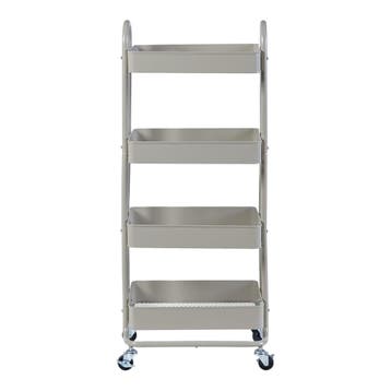 Keukentrolley Pyhäntä met 4 manden 103,5x46x35 cm camel [en., Verzenden