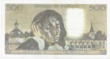 France Fay 71/24 500 Francs Pascal 04/06/1981 F 140 Ss/vz..., Verzenden