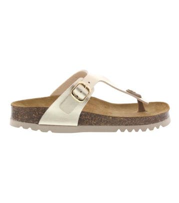 Scholl - maat 40- dames slipper Nicole light gold, Verzenden, Nieuw