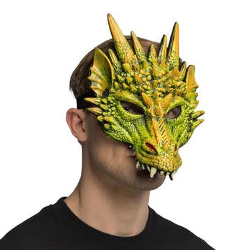 Foam Masker Draak, Verzenden, Nieuw, Feestartikel
