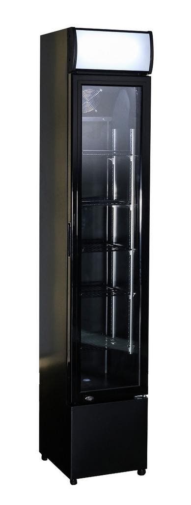 Combisteel Drankenkoeling | Smal Model | 105L | Zwart | Stat, Witgoed en Apparatuur, Koelkasten en IJskasten, Ophalen of Verzenden