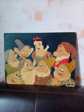 Marqueterie Wood Art - Blanche Neige et les 7 Nains, Verzamelen, Nieuw