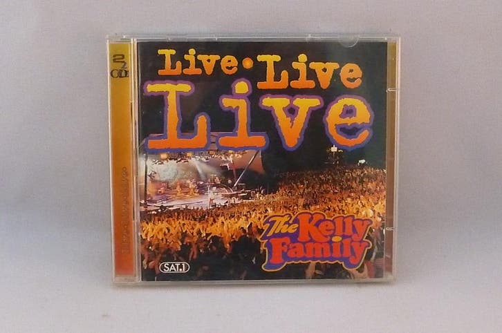 The Kelly Family - Live live live (2 CD), Cd's en Dvd's, Cd's | Pop, Zo goed als nieuw, Ophalen of Verzenden