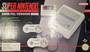 SNES in doos complete (Snes tweedehands), Ophalen of Verzenden, Zo goed als nieuw