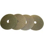 100mm Complete set Anhydriet schuurpads Inc. 2mm Padhouder, Ophalen of Verzenden, Nieuw
