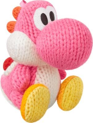 Amiibo Pink Yarn Yoshi - Yoshis Woolly World series, Spelcomputers en Games, Verzenden, Zo goed als nieuw