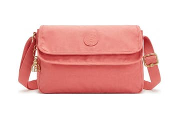 Kipling Schoudertas Roze, Verzenden, Zo goed als nieuw, Roze