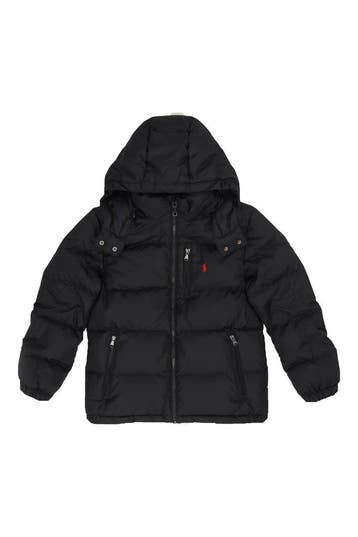 Polo Ralph Lauren Jas Jongens in maat M Blauw, Verzenden, Zo goed als nieuw, Polo Ralph Lauren, Jongen of Meisje