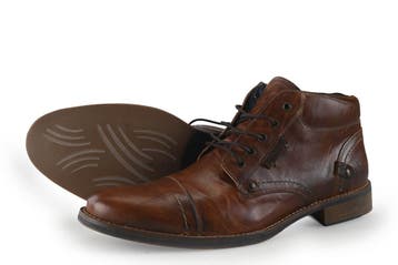 Bullboxer Veterboots in maat 43 Cognac, Overige kleuren, Verzenden, Boots, Zo goed als nieuw
