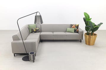 VDG Boavista Sunbrella loungeset - Nature Grey - 3-delig -, Verzenden, Nieuw, Overige materialen