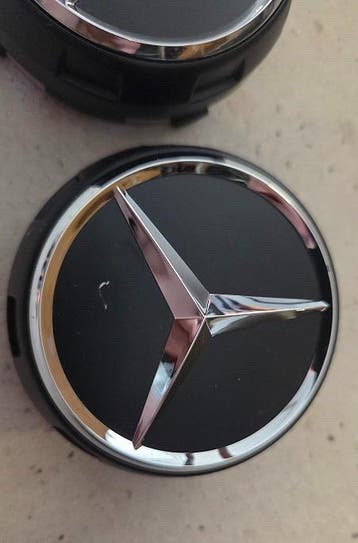 Naafdop Wieldop 75 mm Mercedes AMG Origineel (Wieldoppen), Auto diversen, Verzenden, Nieuw