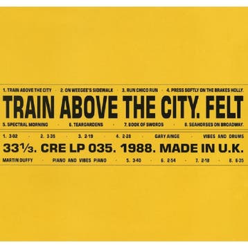 lp nieuw - felt - TRAIN ABOVE THE CITY (nieuw), Verzenden, Zo goed als nieuw, Overige formaten