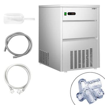 GGM Gastro | IJsblokjesmachine - holle cilinder - 80 kg/24 h, Verzenden