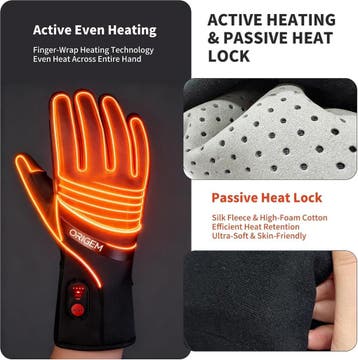 Ski handschoenen verwarmd XL | Waterdicht | Laatste Stuk!, Overige typen, Ophalen of Verzenden, Origem, Maat 56/58 (XL)