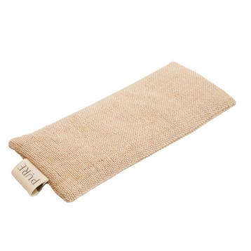 Oogkussen jute lavendel bruin eco - Pure, Verzenden, Nieuw