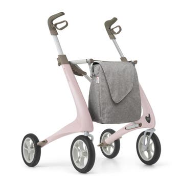 byACRE Carbon Ultralight Rollator met Weekendtas – Licht Roz, Ophalen of Verzenden, Nieuw