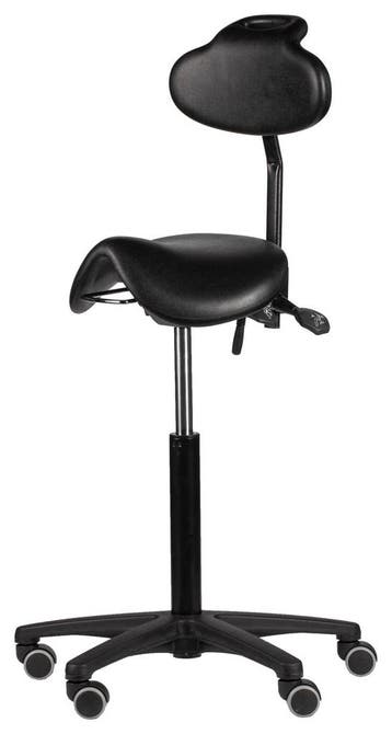 Rodachair PRL267 smalle zadelkruk met rugleuning, Overige plaatsen, Ophalen of Verzenden, Nieuw in verpakking, Stoel