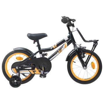 vidaXL Kinderfiets 12 Inch voor 2-4 jaar oud Oranje Zwart, Fietsen en Brommers, Fietsen | Racefietsen, Verzenden, Nieuw