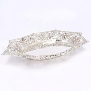 Duitsland ca. 1900 - Broodmand - .800 zilver, Antiek en Kunst