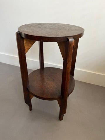 Randoe - Bijzettafel - hard hout - Amsterdamse school