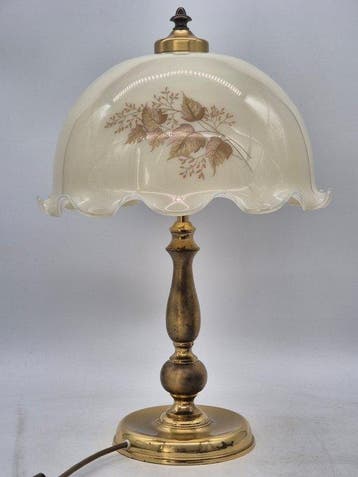Bankamp-Leuchten – Tischleuchte / Tischlampe – Messing und