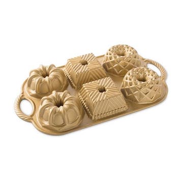 Nordic Ware Geo Bundlette Mini Tulband Bakvorm, Hobby en Vrije tijd, Taarten en Cupcakes maken, Verzenden, Nieuw