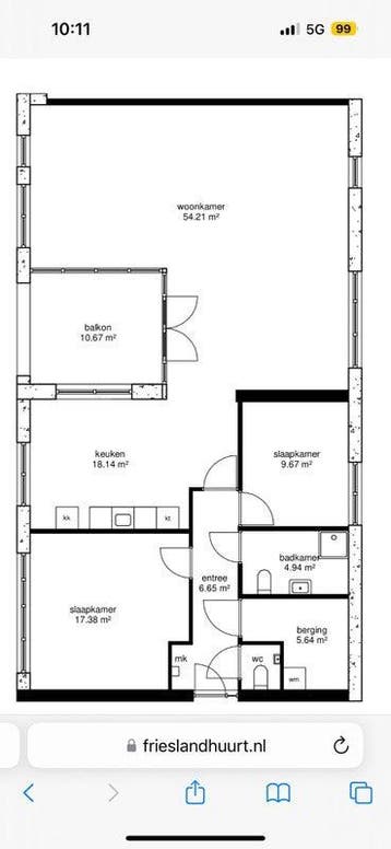 Te huur: Appartement Raadhuisplein in Drachten, Huizen en Kamers, Huizen te huur, Drachten, Friesland