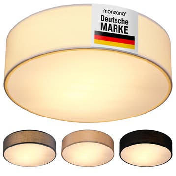 Plafondlamp Wit Stof ø38cm (Lampen, Interieur, Voor in Huis, Verzenden, Nieuw