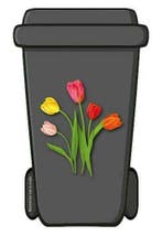 Containerstickers, Klikostickers, stickers afvalcontainers, Nieuw