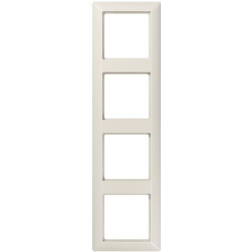 JUNG AS500 Afdekraam 4 voudig wit (creme) AS584, Doe-het-zelf en Verbouw, Elektra en Kabels, Nieuw, Ophalen of Verzenden