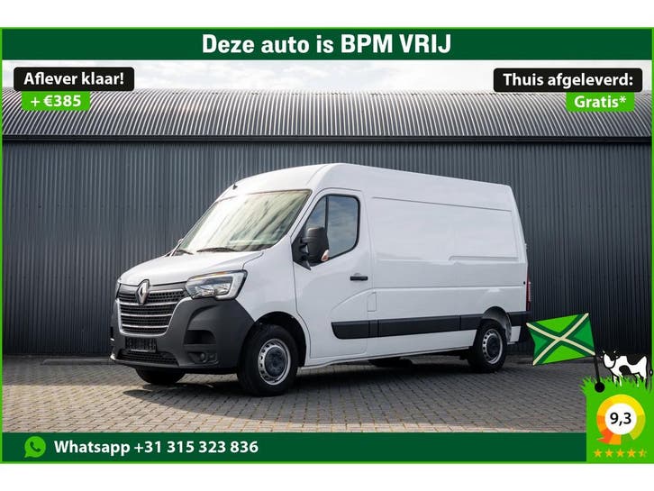 Renault Master | Zakelijke Lease v.a. €445.28 pm, Auto's, Bestelauto's, Lease, Automaat, Financial lease, Diesel, Wit, Gebruikt