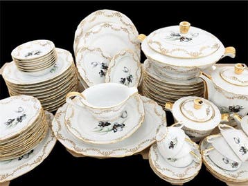 Limoges Chadelaud - Tafelservies voor 12 (68) - Porselein