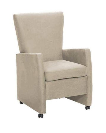 Eetkamerstoel Max - eetkamerstoelen - Beige, Nieuw, Stof