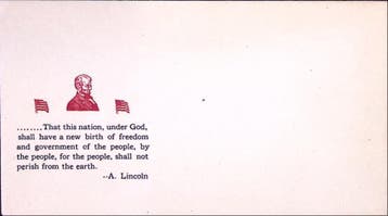 Amerikaanse envelop WWII (lijst optie), Verzenden