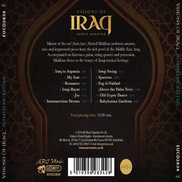 cd - ahmed mukhtar - VISIONS OF IRAQ (nieuw), Verzenden, Zo goed als nieuw