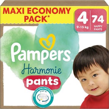 2dekans | Pampers Luiers - Maat 4 - 9-15 kg - 74 stuks -, Kinderen en Baby's, Badjes en Verzorging, Ophalen of Verzenden, Zo goed als nieuw