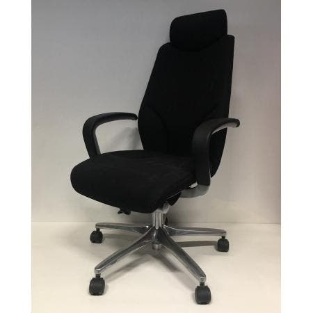 (MDK-105838) Giroflex 64 model 9778 bureaustoel zwart ges..., Huis en Inrichting, Bureaus, Gebruikt, In hoogte verstelbaar, Ophalen of Verzenden