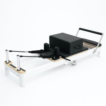 Pilates Reformer Inklapbaar | Aluminium | Wit, Nieuw, Overig