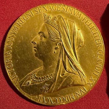 Verenigd Koninkrijk. Gold medal Victoria Diamond Jubile