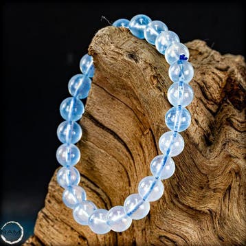 Natuurlijk aquamarijn-edelsteen armband – hoogwaardige