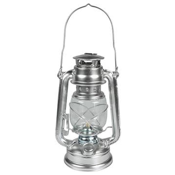 Benson Stormlantaarn - Olielamp - 25 cm - Aluminium - Chr..., Tuin en Terras, Ophalen of Verzenden, Nieuw