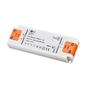Transformator | 24 volt | Goobay (50 W, Niet dimbaar), Verzenden, Nieuw