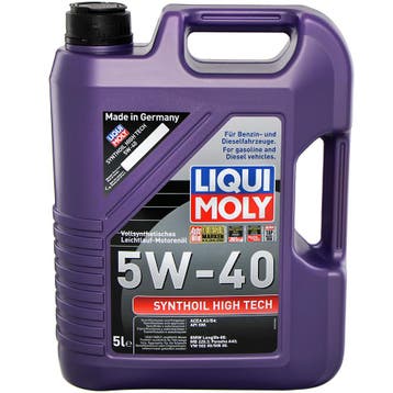Motorolie Liqui Moly Synthoil High Tech 5W40 A3 5L, Verzenden, Nieuw