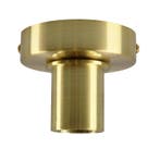 Aluminium plafondfitting goud, Rika, Ophalen of Verzenden, Nieuw, Metaal, Basis