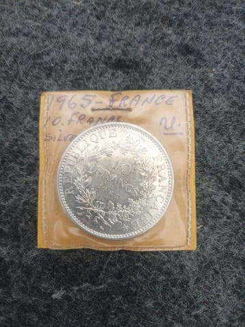 Frankrijk. 10 Francs 1965 Hercule (Zonder minimumprijs)
