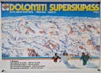 Berann Heinrich Caesar - Dolomiti Superskipass - Jaren 1970