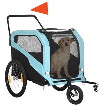 TRUUSK 2-in-1 Hondenkar en Fietskar - Reflectoren - Max. 30, Verzenden, Nieuw