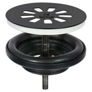 Differnz fonteinset bombai black - natuursteen - kraan recht, Verzenden, Nieuw