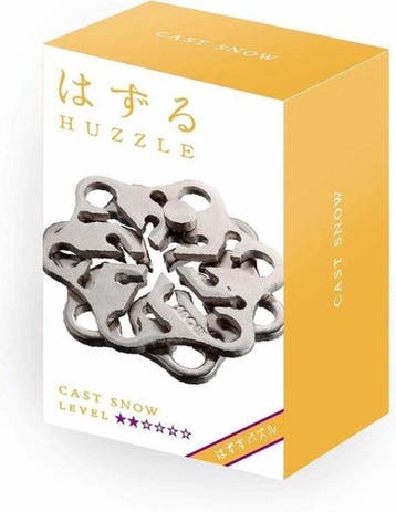 Huzzle Cast Puzzle - Snow (level 2) | Huzzle - Puzzels, Hobby en Vrije tijd, Denksport en Puzzels, Verzenden, Nieuw